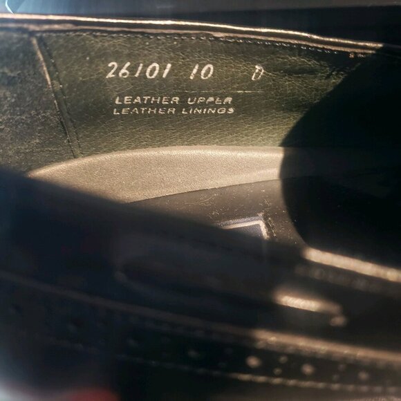 Bostonian Stockbridge Black Leather Tassel Slip On Loafer Men's Size 10D - Picture 7 of 7